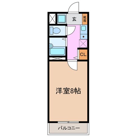 ベルコート三好Ⅰの物件間取画像